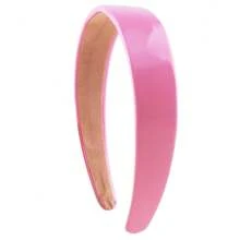 10/5pcs Shiny PU Leather Headbands, Minimalist Wide Hair Hoop, Fashion Headwear For Everyday & Commute, All Seasons