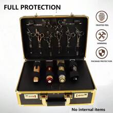 Suitcase Storage Box Barber Carrying Case Clipper Trimmer Organizer PasswordLock - 1 - View 5