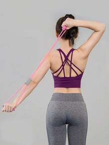 1PC Breast Expander, Yoga Fitness Pilates Assisted Elastic Rope - Multicolor - View 9