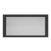 Armário Aéreo Multiuso Geladeira Lux 80cm 100% MDF 01 Porta Basculante Preto TX Fosco - Desk Design