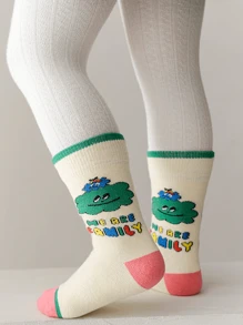 5 pares de calcetines finos para niños en primavera y otoño, calcetines tipo media caña de colores caramelo para niñas, calcetines con graffiti rosa, serie de dibujos animados lindos, regalos del Día del Niño, regalos de Halloween