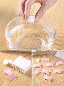 20pcs/50pcs/100pcs 22cm X 20cm Disposable Face Cleansing Towels, For Skincare, Home Decor, Bedroom, Bathroom, Christmas Gift, Travel, Wedding, Christmas Party