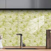 简约 Ins 风格绿色、黑色、白色、灰色大理石纹、仿砖壁纸自粘式可移除防水防潮壁纸,适用于卧室舒适高档的感觉,浴室仿瓷砖贴纸,大理石台面接触纸台面厨房台面接触纸防水乙烯基大理石壁纸 11.8 X 23.6 英寸礼物生日毕业房间装饰家居装饰墙壁装饰浴室装饰卧室装饰房间装饰用品客厅装饰房屋装饰家居装饰客厅墙纸墙贴墙贴 - 彩色 - 查看 10