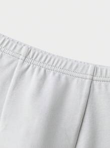 Balabala 吐溫男孩平角內褲，抗菌兒童內衣，3包 - 灰色調 - 查看 4