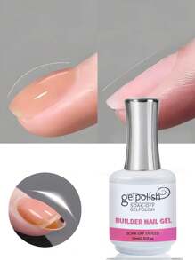 15ml Gel per unghie trasparente per rinforzare, estendere e applicare come base, in bottiglia, da polimerizzare con lampada UV/LED
