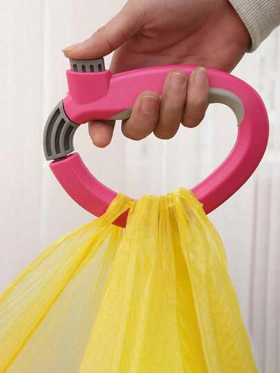 1pc/2pcs Shopping Bag Holder, Grocery Bag Handle, Plastic Bag Handle, Bag Carrier Tool, Anti-Slip, Carry Groceries, Plastic Bag With Handle, Shopping Grocery Carrying Gadget