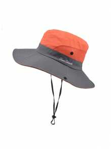 1 件装，女士马尾辫太阳帽，防紫外线可折叠网眼宽边沙滩帽，户外帽 - 顏色 - 查看 9