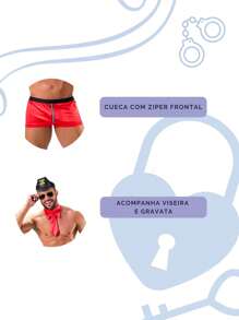 Men Costumes - 紅色 - 查看 3