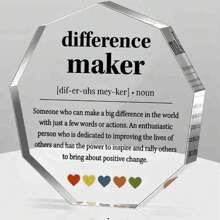 与众不同的礼物感谢礼物，送给领导、老板、最佳妈妈、导师、老板、经理、同事、老师的感谢语录与众不同的家庭办公室礼物、办公桌装饰、标志牌匾 - transparent - 查看 2