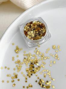 Bộ 8 phụ kiện làm móng lấp lánh trong hộp với hình ngôi sao năm cánh, hình tròn màu vàng và bạc, lấp lánh và dễ đeo. Phù hợp cho tiệm làm móng và người dùng cá nhân, phụ kiện làm móng, đồ trang trí móng, đá quý làm móng. - Nhiều màu - Xem 17