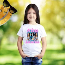 Kimberly Unisex Fashion T-Shirt For Boys And Girls, Cotton 1 - 白色 - 查看 2