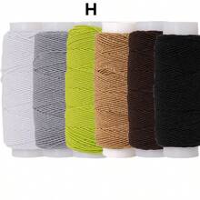 6 Stücke 0,6mm elastischer Faden, je 20m Spule, elastischer Nähfaden für Nähmaschinen, Raffgarn für Nähen, Overlock-Maschinen, Quilt, Stricken, Weben, DIY