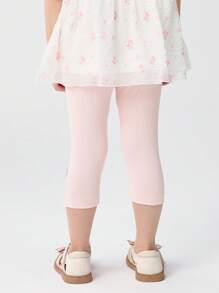 Balabala Quần legging cho bé gái, quần âu nhẹ cho mùa hè, 2025 - hồng - Xem 3
