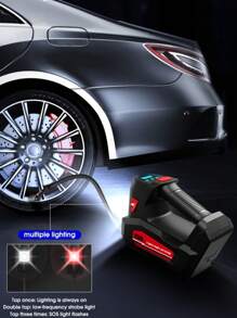 22 Cylinder Portable Air Compressor. Tire Inflator With Digital Pressure Gauge And LED Light, Auto Inflate-Stop, 12V Cigarette Lighter Connection For Use, No Battery Required. Tire Pump For Car/SUV/Pickup Trucks
