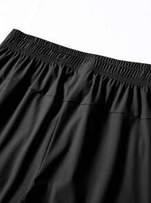 Women's Breathable Elastic Waist Straight Leg Casual Sports Pants, Versatile For Workout, Yoga, Summer - Multicolor - View 4