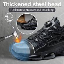 frysen frysen Chaussures de travail Chaussures de sécurité Hommes Femmes Embout en acier Anti-écrasement Léger Sportif Respirant Autobloquant Libération rapide Mode Chaussures de protection 36-46 EU
