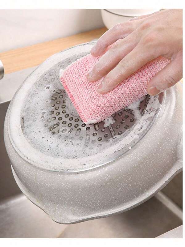 6/3pcs/Thickened Reusable And Absorbent Kitchen Dishwashing Cloth, Household Cleaning Sponge, Cleaning Rag, Kitchen Cleaning Sponge, Cleaning Supplies, Cleaning Tools