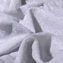 1 件奢华闪光星空金属纱针织弹力飘逸面料，闪亮银河纺织品适用于舞台服装、婚礼装饰、摄影背景 - 彩色 - 查看 13