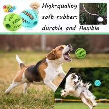 Silicone Pet Dog Toy Ball Interactive Bite-Resistant Chew Toy For Small Dogs Tooth Cleaning Elasticity Ball Pet Products 5/6/7cm - Multicolor - View 7