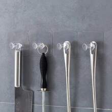 15 个透明墙钩，用于电源插头，休闲塑料自粘式无钻无痕电缆管理挂钩，抛光壁挂式，易于安装实用整理器 - 适合家庭和办公室！ - 彩色 - 查看 2