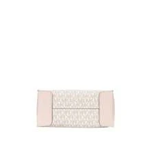 Michael Kors MERCER Presbitério de PVC Médio com Bolsa de Couro Crossbody para Mulheres 35S1GM9M2B PWD BLSH MLT