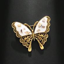 1 件时尚复古昆虫蝴蝶合金胸针适合女性日常佩戴 - 胸針 - 查看 7