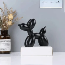 1pc Jeff Koons 北欧现代简约气球狗疗愈摆件雕塑北欧Ins壁挂家居酒柜电视柜装饰桌面创意工艺品摆件
