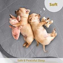 Pebble & Pine  Washable Puppy Dog Pee Pad, 34" X52" Waterproof Whelping Training Pet Mat For Playpen, Crate, Potty, Floor, Bed, Sofa And Trunk, Reusable Pee Pads For Dogs, Cats, Bunny