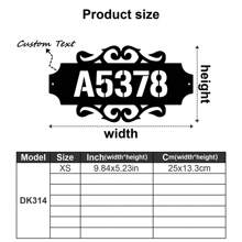 1pc Custom Vintage Metal Doorplate Decorative Art, Rural Street Nameplate Wall Decorations - Personalized Door Numbers And Text - Wall-Mounted Multifunctional Address Signs, House Numbers, Outdoor Address Signs, Farmhouse Door Art Gifts Birthday Graduation - Multicolor - View 50