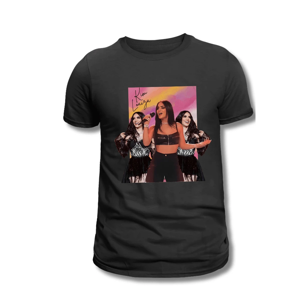 Kimberly Unisex Fashion T-Shirt For Boys And Girls, Cotton 2 - 黑色 - 查看 1