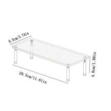 1pc Acrylic Display Stand, Multi-Level Tiered Display Holder, Home Storage Organizer And Product Display For Perfumes, Cosmetics, Collectibles, Toys, Party Decoration