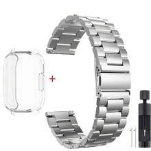 Case+Luxury Metal Strap Compatible With Redmi Watch 5 Active TPU Soft Case Compatible With Xiaomi Redmi Watch 5 Lite Stainless Steel Watchband
