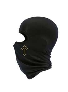 4pcs/2pcs/1pc Cross Printing Ski Mask Spring And Summer Balaclava Face Mask For Men Women UV Protection Windproof Scarf For Snowboard Motorcycle - Multicolor - View 3