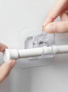 4PCS Curtain Rod Brackets No Drilling, Self Adhesive Curtain Rod Holders Nail Free Adjustable Curtain Rod Hooks Curtain Hangers For Bathroom Kitchen Bathroom Hotel,Curtain Rod Brackets No Drilling, Self Adhesive Curtain Rod Holders Nail Free Adjustable Curtain Rod Hooks Curtain Hangers For Bathroom Kitchen Bathroom Hotel,Wall Picture Frame,Wall Hooks Self Adhesive,Hooks,Hook,Wall Hooks,Bathroom,Towel Holder,Hooks,Wall Hooks,Hooks,Wall Hook,Door Hanger - Multicolor - View 12