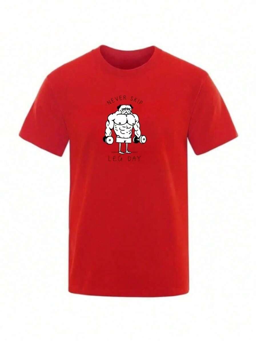 Personalized Bodybuilding Workout Never Skip Leg Day Shirt Blouse Unisex Men Women 100% Cotton Premium Top Streetwear New Release Various Colors!! Plus Size