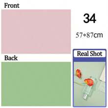 Photography Backdrops Wallpaper 57*87cm 2sides Solid Color Photo Background Props For Photo Studio Newborn Product Photographic