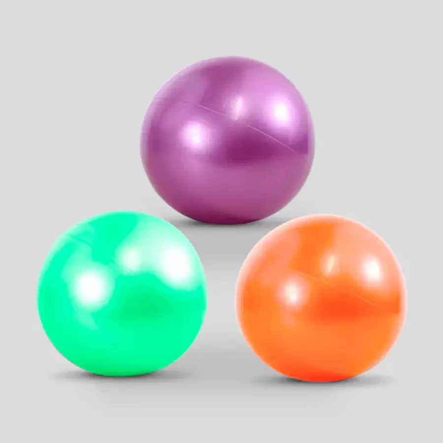 Kit de 3 Pelotas de Gel 1 Kg Para Aerobics o Rehabilitación - naranja - Ver 1