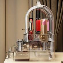 1pc Multi-Layer Cosmetic, Jewelry & Accessories Organizer Box, Dust-Proof Drawers Storage