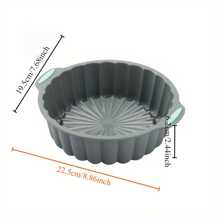 1 pieza Molde de silicona con diseño de girasol para pastel, molde para pastel de girasol de 7 pulgadas, antiadherente, fácil de limpiar, apto para horno y microondas, resistente al calor, flexible, reutilizable, sin deformación