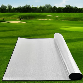 Telo da picnic impermeabile per esterni, plaid pieghevole e portatile, tappetino antiumidità in alluminio spesso per campeggio e tende