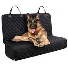 Car Rear Back Seat Cover Pet Dog Protector Mat Non-Slip Waterproof Seat Cushion - Black - View 7