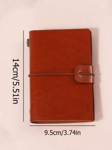1 Set A7 Size Binder Notebook With Blank Pages And Lined Pages, Portable And Convenient For Diary, Note-Taking, Drawing,School Supplies,Back To School - A7 - View 3