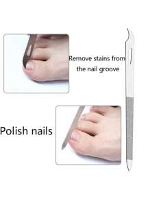 1/2/3/5/7/8pcs Manicure Tools & Ingrown Nail Clipper Kit, Nail Cutter, Nail Clipper, Nail File, Cuticle Nipper With Pusher, Callus Remover, Stainless Steel Double-Head Pusher, Nail Scraper, Nail File, Professional Pedicure Manicure Set