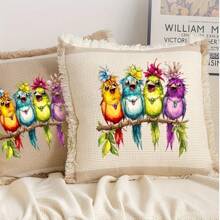 1 件/2 件/3 件春季可爱小鸟图案热转印贴纸，创意动物设计，适用于夹克、T 恤、包、帽子、枕头和其他装饰品