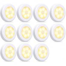 Đèn cảm biến chuyển động trong nhà, Đèn ngủ cảm biến chuyển động chạy bằng pin, Đèn từ dưới tủ, Đèn tủ quần áo cảm biến chuyển động, Đèn chiếu sáng dưới tủ, Đèn cầu thang trong nhà, Đèn tường dán, Đèn dưới quầy bếp, Phòng ngủ, Phòng tắm, Nhà vệ sinh, Nhà - Nhiều màu - Xem 28