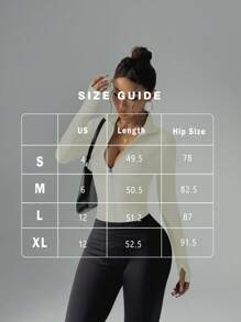 FWH Women's Fashion Yoga Outdoor Running Commuting Dating Sun Protection Essential Stretch Comfortable Back-Shaping Abdominal-Toning Slimming Fitness Retro High-End Street Elegant Sportswear Running Workout Wear Zipper Stretch Minimalist Fashion Sexy Fitted Long-Sleeve Yoga Jacket - Apricot - View 7