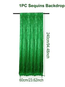 1 pièce Rideau de fond en sequins or/argent, plusieurs couleurs, décoration de fond de fête, rideaux de fond de mariage, décoration de mariage, décoration de baby shower, décoration de révélation de genre, décoration de fête d'anniversaire, pour studio de photographie, décoration de fond photo