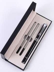 [Customization] Offer 1pc High Quality Customized Ballpoint Pen, With 1pc Gift Box Pocket Clip - Smooth Writing, Refillable Midi, Elegant Gift Box, 5pcs Extra Refills, Personalized Business Gift - Unique, Thoughtful For Colleagues, Friends, Family, Christmas, Father's Day, Thanksgiving, Back To School, For For University, High School Senior High School Students, College Students, University Students, Freshman, Sophomore, Underclassmen, Season Picks, Office & School Supplies, Customized Ballpoint Pens,Office Decor - Multicolor - View 42