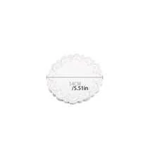 140 Pieces Of Lace Paper Shape, Oil Absorbent Paper Mat, Lace, Fried Snack Cake, Flower Bottom Paper, Baking Paper, Food Mat, Pizza Paper, Cake Mat, Square, Oval, Round Three Shapes Are Available