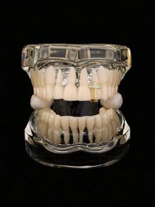 1pc Cross Cubic Zirconia Tooth Grill For Girls/Boys Tooth Decoration Suitable For Parties And Festivals